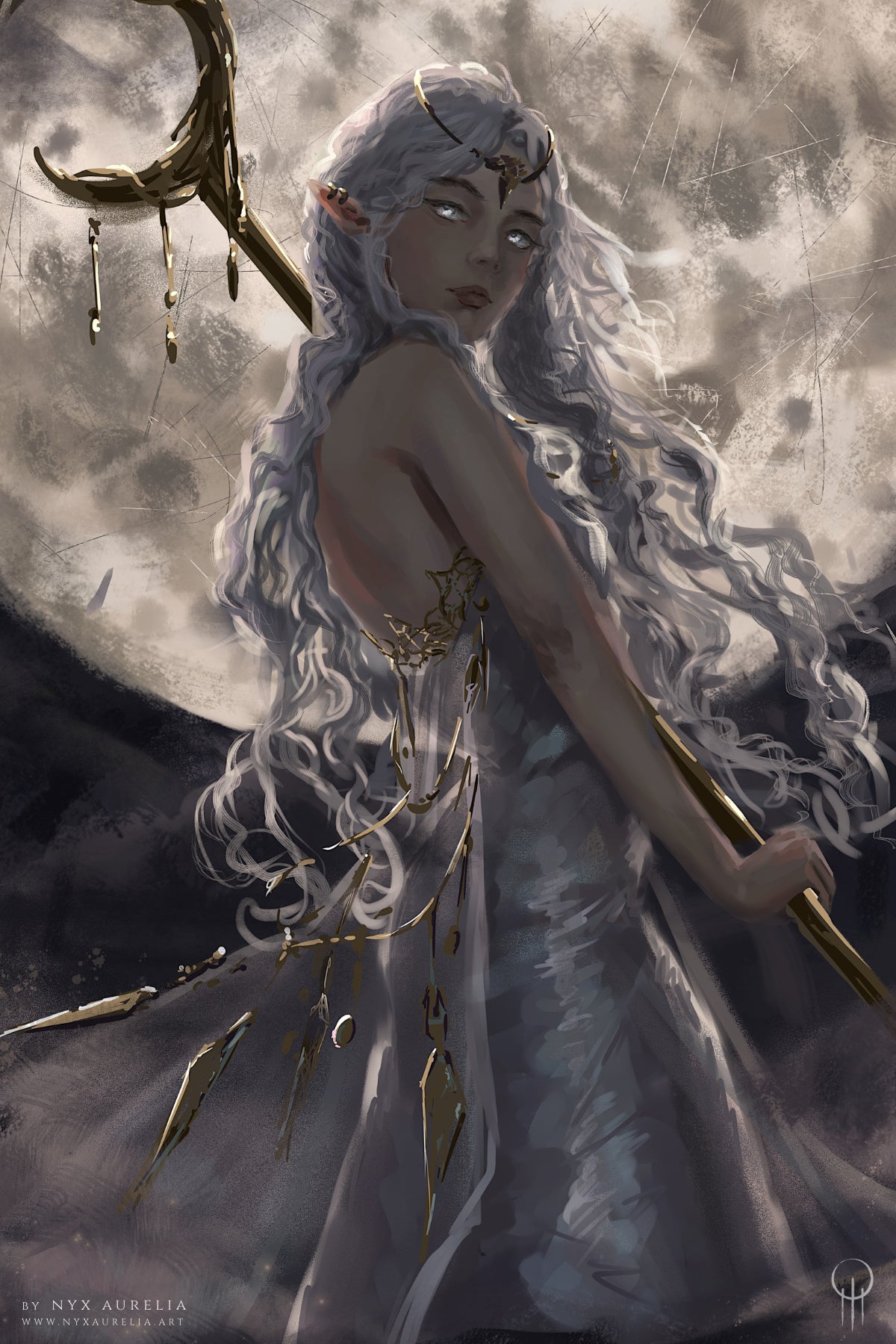 Lady of the Moon - Art Card