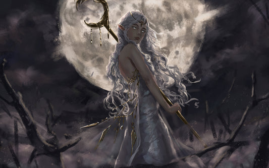 Lady of the Moon - Large Print